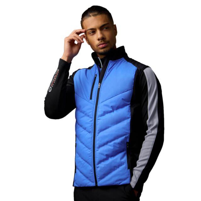 Sunderland Mens 2025 Andorra Water Repellent Lightweight Padded Golf Gilet