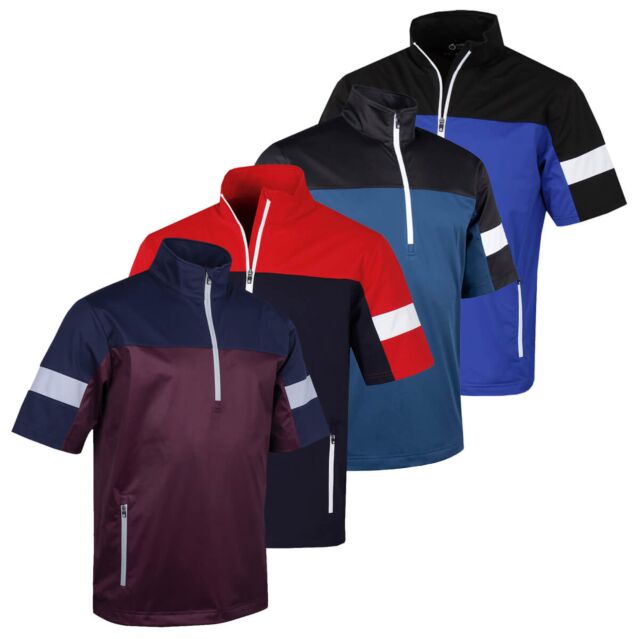 Sunderland Mens 2025 Cortina Half Sleeve Golf Windshirt
