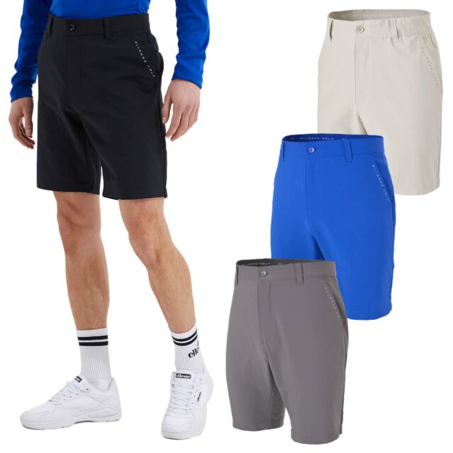 Ellesse Mens Veleto Anti Odour Hidden Pocket Moisture Wicking Golf Shorts