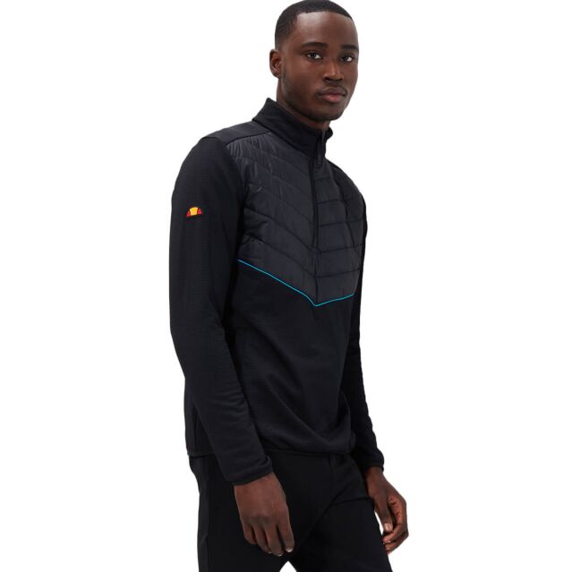Ellesse Mens Palazzi Quilted Chest Cut Sew 1 2 Zip Golf Jacket