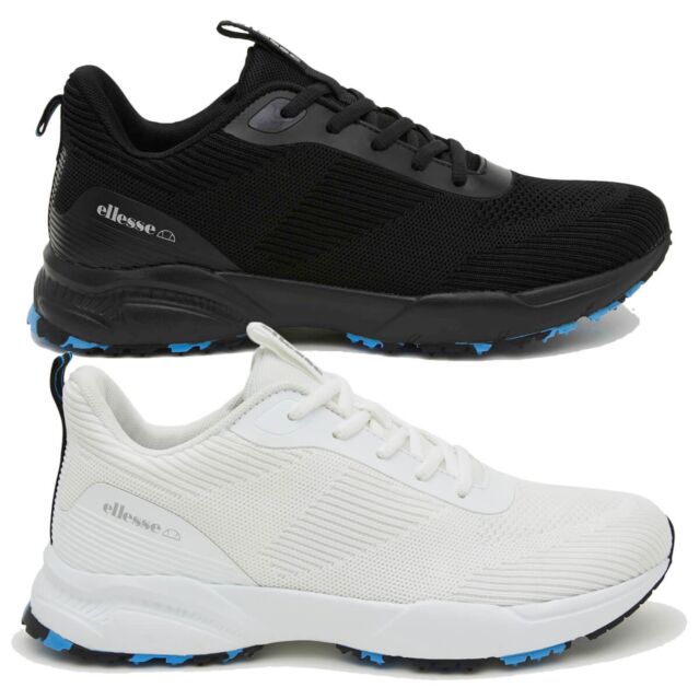 Ellesse Mens LS1050 Knitted Mesh Upper Flat Laced Spikeless Golf Shoes