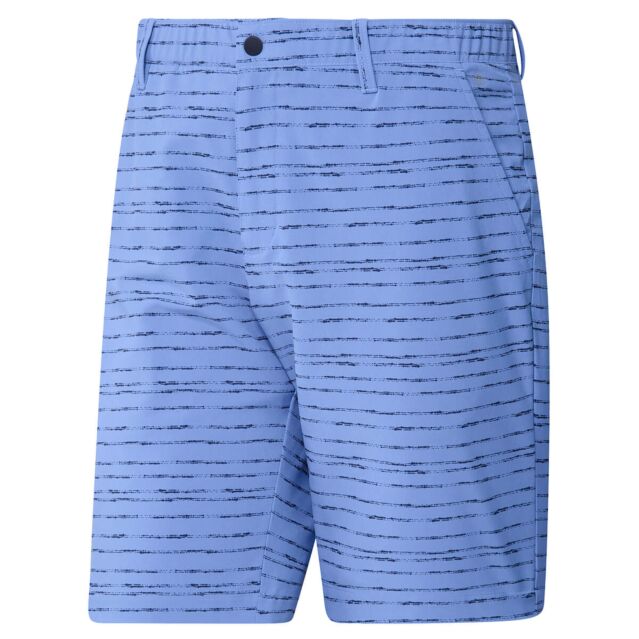 adidas Golf Mens Textured 9 Inch Breathable Stretch Fabric Shorts