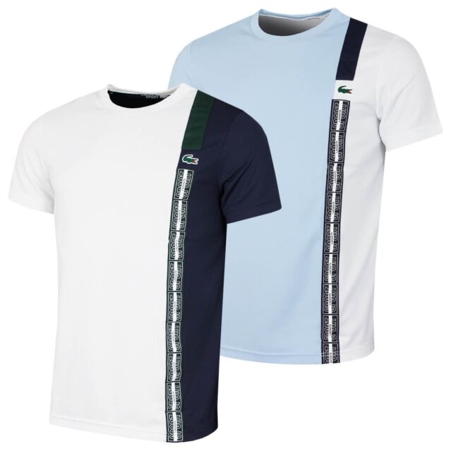 Lacoste Mens Run Resistant Quick Dry Pique Knit T-Shirt