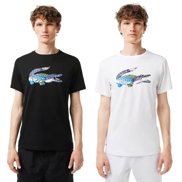 Lacoste Mens Soft Cotton Jersey Quick Dry Sport T-Shirt