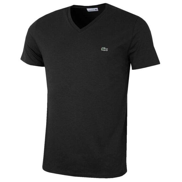 Lacoste Mens 2024 SS V Neck T Shirt