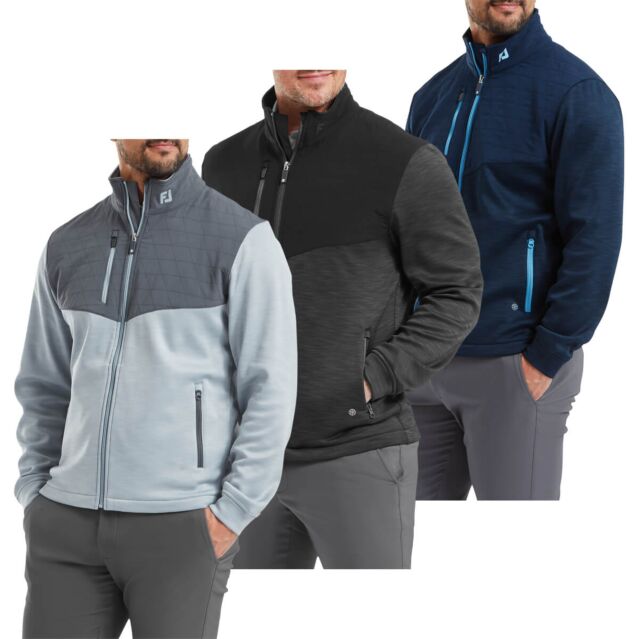 Footjoy Mens ThermoSeries Hybrid Moisture Wicking Stretch Golf Jacket