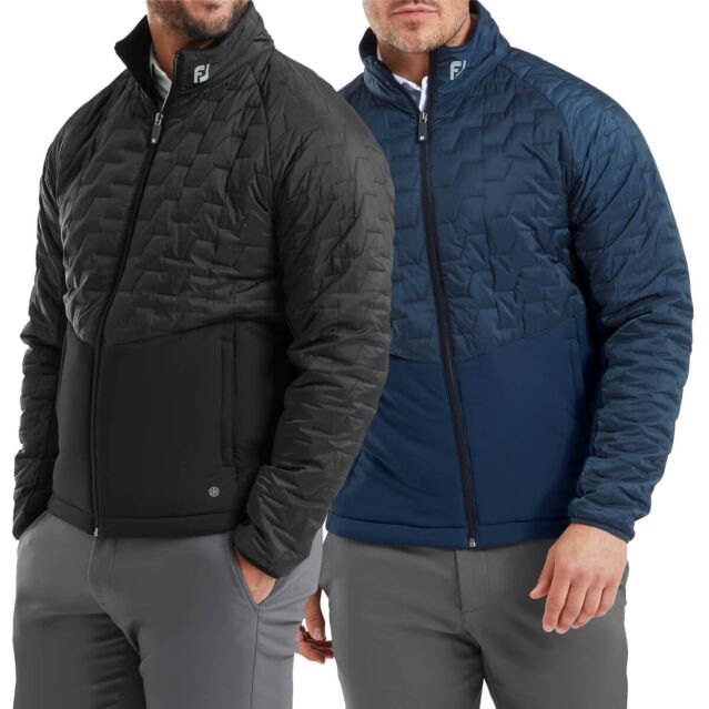 Footjoy Mens 2025 ThermoSeries Insulated Windproof Water Resistant Golf Jacket