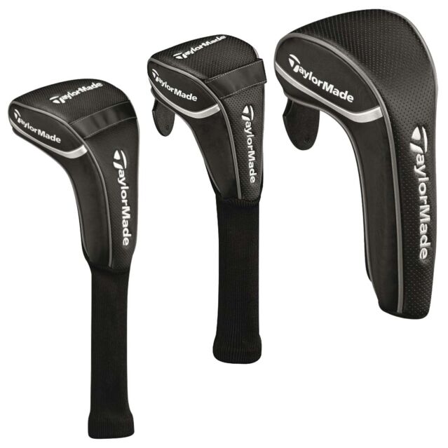 TaylorMade Golf Universal Synthetic Leather Head Covers - Driver Fairway Hybrid