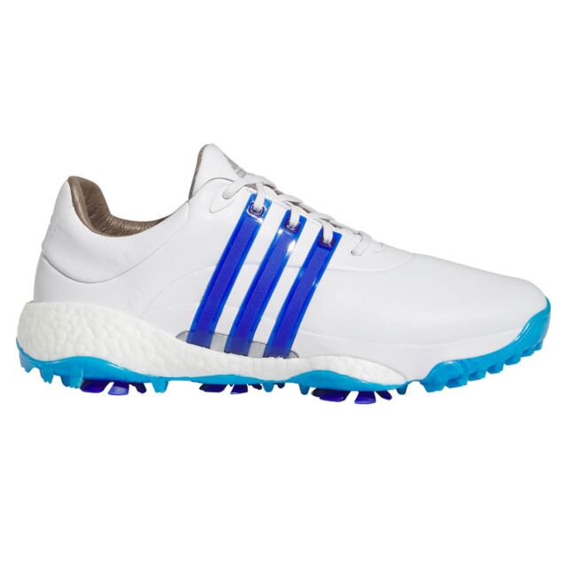adidas Golf Mens TOUR360 22 Spiked Waterproof Leather Recycled Golf Shoes