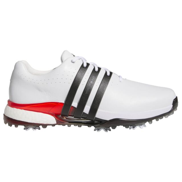 adidas Golf Mens 2026 Tour360 Premium Waterproof Leather Spiked Golf Shoes