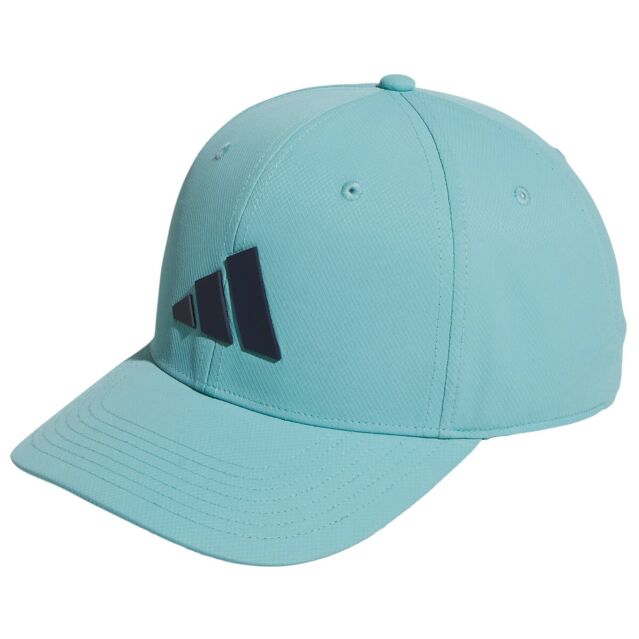 adidas Golf Mens 2025 Tour Lightweight Jacquard Wicking Sweatband Snapback Cap