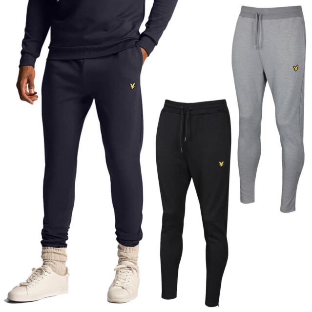 Lyle & Scott Mens Fly Fleece Modern Fit Trackies Golden Eagle Joggers