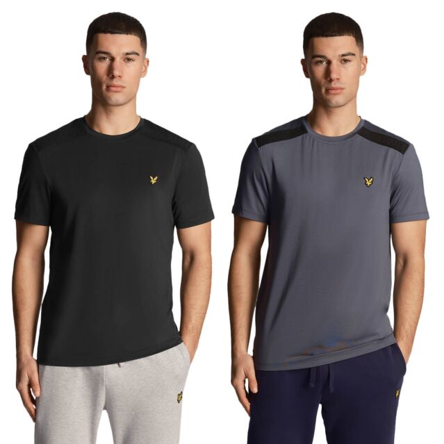 Lyle & Scott Mens Shoulder Branded Regular Fit Sport Style Tee T-Shirt