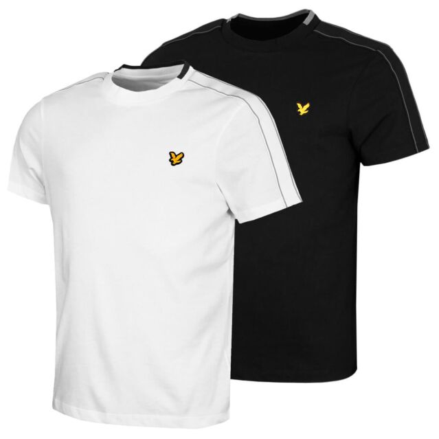 Lyle & Scott Mens 2025 Classic Tape Breathable Crew Neck Sporty T-Shirt