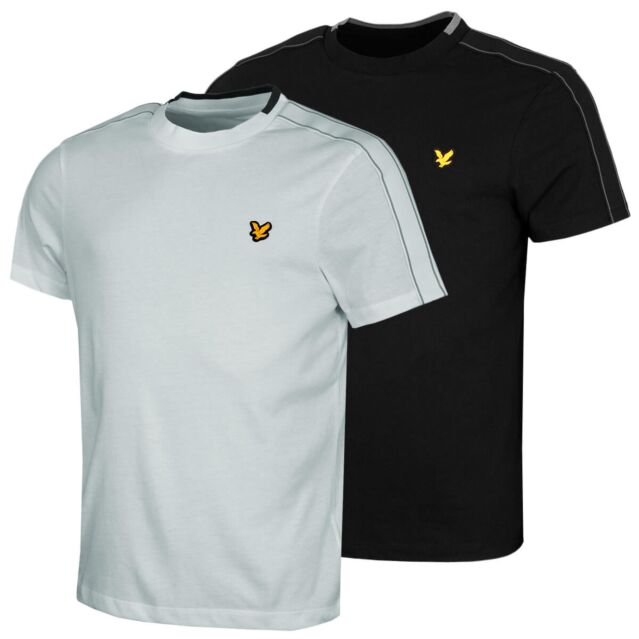 Lyle & Scott Mens 2025 Classic Tape Breathable Crew Neck Sporty T-Shirt