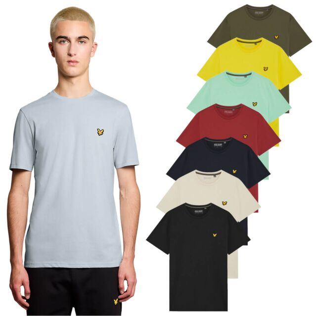 Lyle & Scott Mens Sports Cotton Blend Short Sleeve Crew Neck T-Shirt
