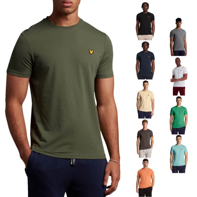 Lyle & Scott Mens 2025 Martin Short Sleeve Breathable Wicking Durable T-Shirt