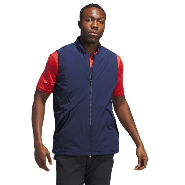 adidas Golf Mens Ultimate365 Tour Frostguard Full-Zip Padded Vest