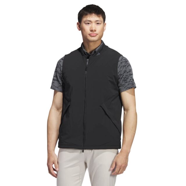 adidas Golf Mens Ultimate365 Tour Frostguard Full Zip Padded Vest