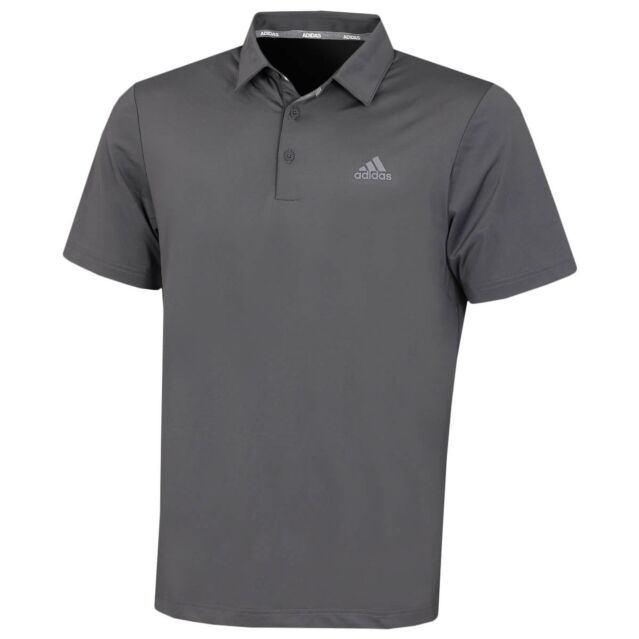 adidas Golf Mens Ultimate365 Solid 2.0 Solid LC Short Sleeve Polo Shirt