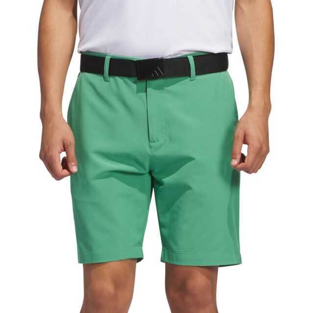 Adidas green golf shorts on sale