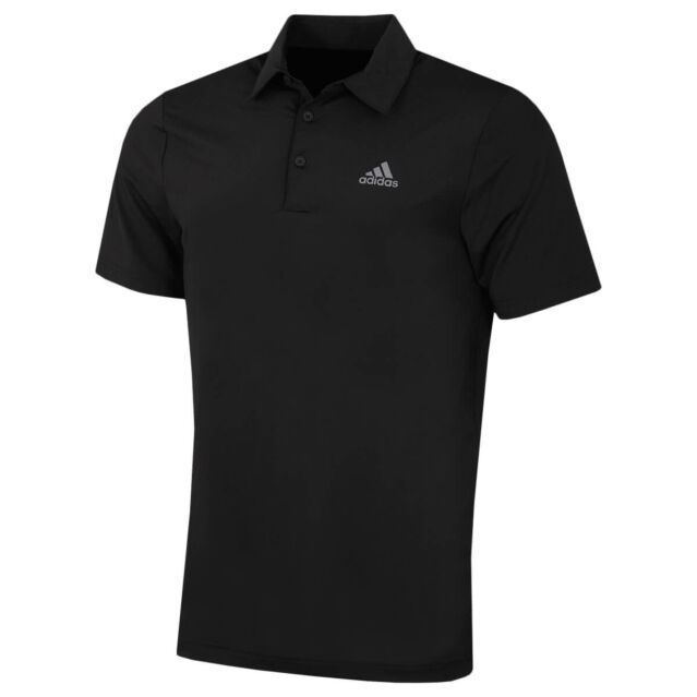adidas Golf Mens Ultimate365 Solid Left Chest Logo Stretch Polo Shirt