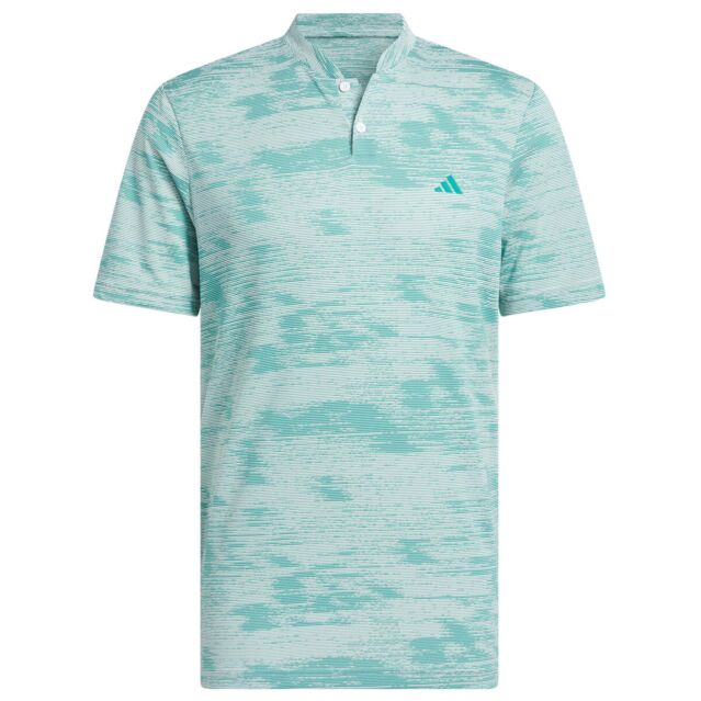 adidas Golf Mens 2025 Ultimate 365 Sport Collar Sustainable 2 Button Polo Shirt