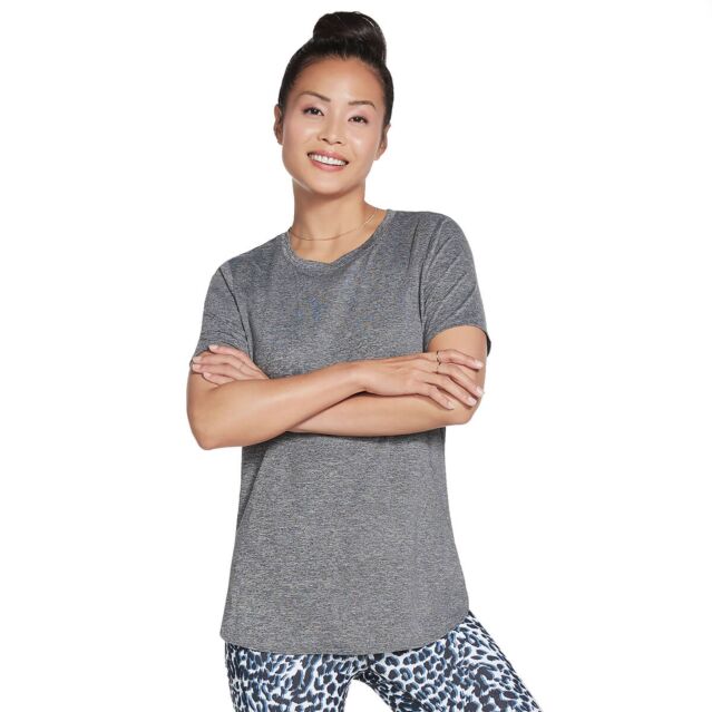 Skechers Womens GO Dri Essential Lightweight Training Tunic T-Shirt