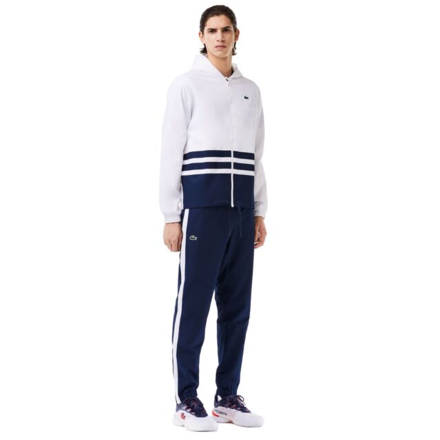 Lacoste hooded tracksuit best sale