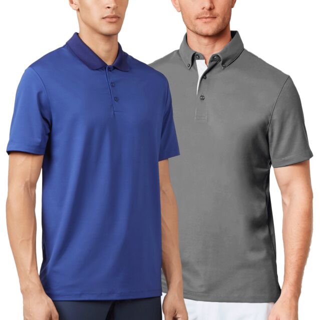 Wolsey Mens Temperature Regulating Quick Dry Stretch Golf Polo Shirt