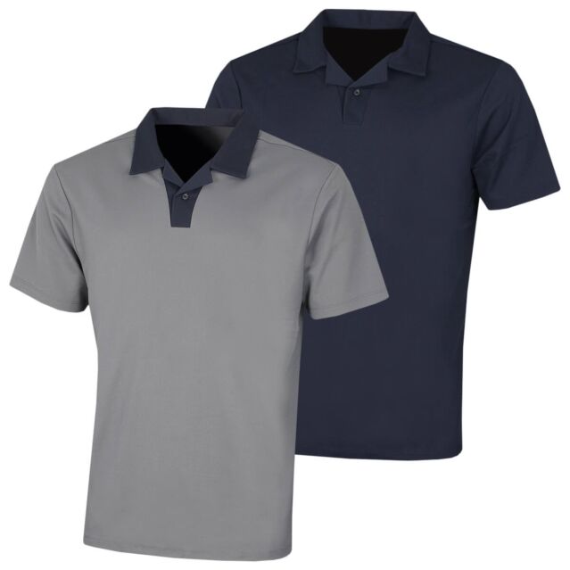 Wolsey Mens Johnny Collar Lightweight Breathable Golf Polo Shirt