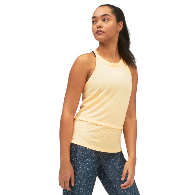 New Balance Womens Impact Run Hybrid Quick Dry Athletic Tank T-Shirt