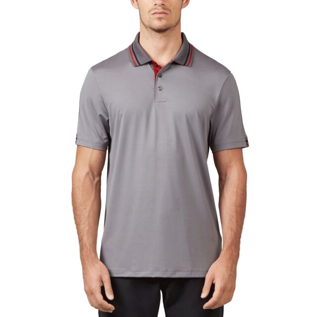 Wolsey Mens Sleeve Stripe Quick Dry Raglan Golf Polo Shirt