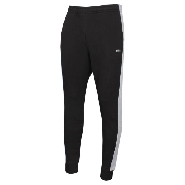 Lacoste Mens 2024 Colourblock Cotton Fleece Track Joggers