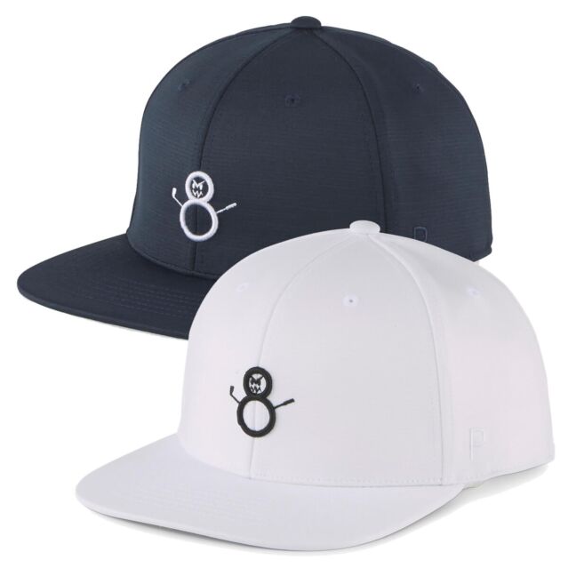 Puma Golf H8 Snowman Embroidered One Size Snapback Golf Cap