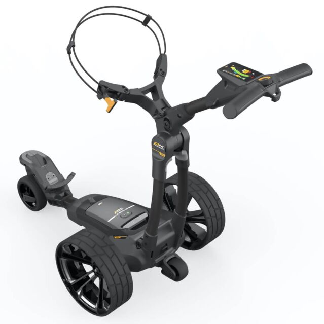 Powakaddy Unisex 2026 RX10 GPS XL Plus Lithium Touchscreen Remote Golf Trolley