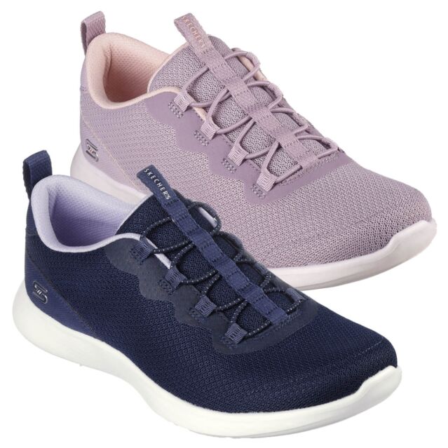 Skechers Womens Vapour Foam Lite Mesh Slip On Bungee Lightweight Trainers