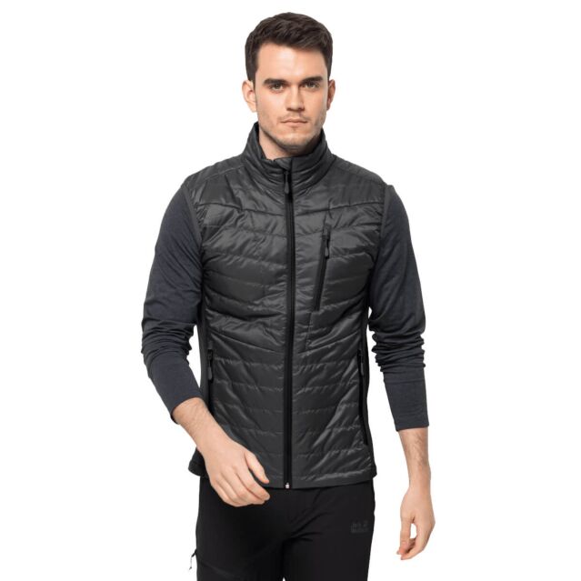 Jack Wolfskin Mens Routeburn Pro Insulated Windproof Water Repellent Gilet