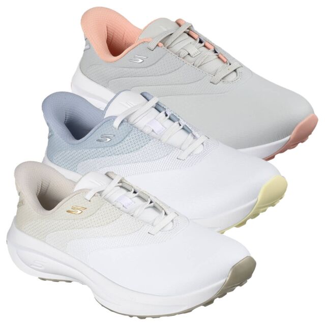 Skechers Womens Slip-ins Waterproof Flow SL Spikeless Golf Shoes