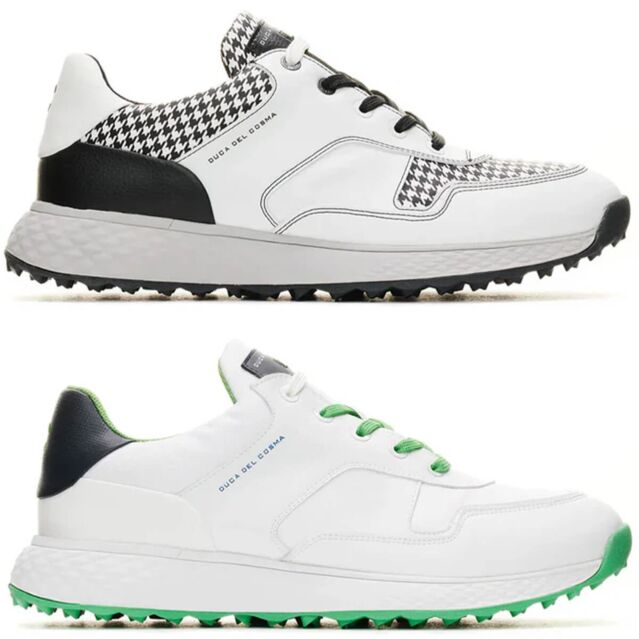 Duca Del Cosma Mens Pagani Waterproof Recyclable Golf Shoes