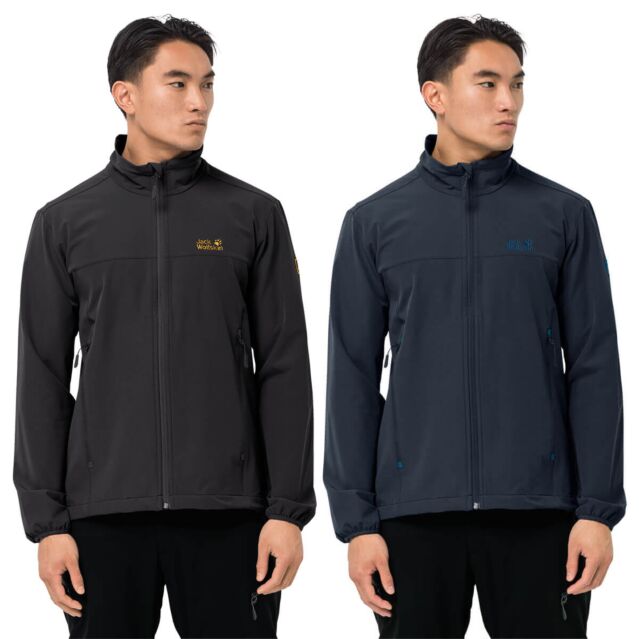 Jack Wolfskin Mens Crestview Windproof Water Repellent Stretch Jacket