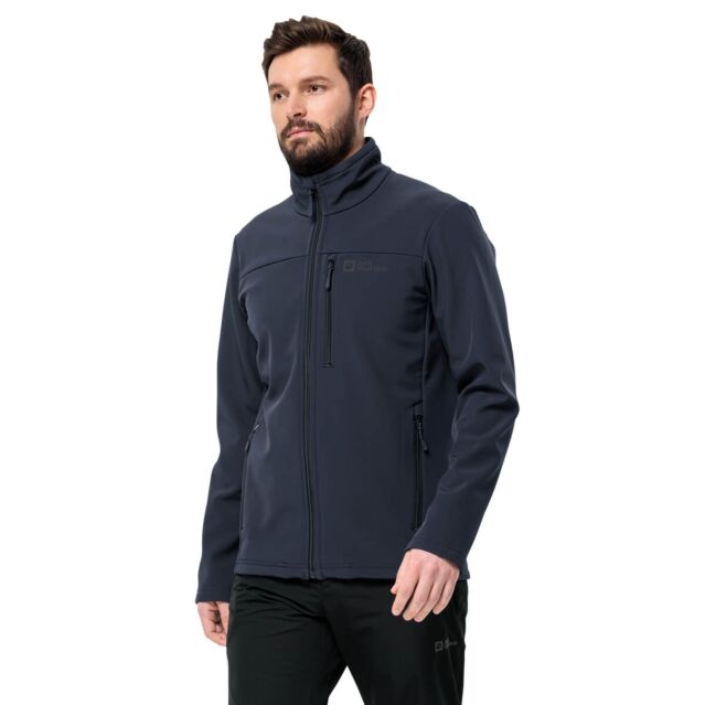 Jack Wolfskin Mens Whirlwind Stretch Fabric Wind Resistant Jacket