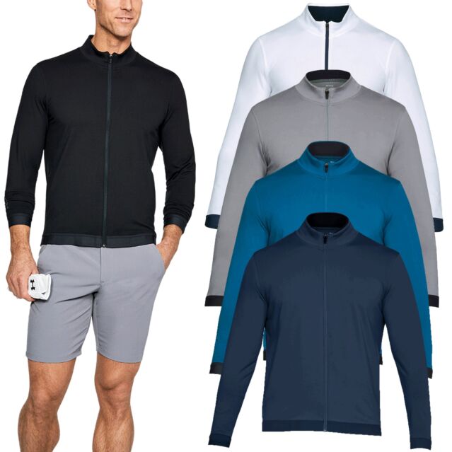 Under Armour Mens Playoff Golf Full Zip Golf Sweater Jumper