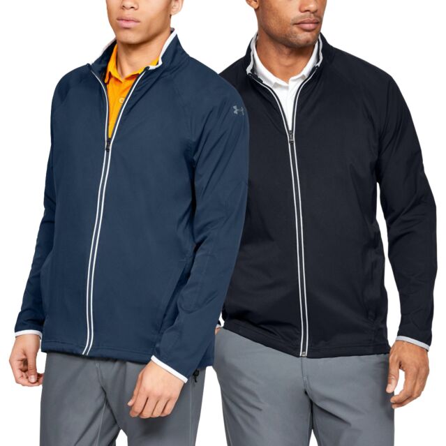 Under Armour Mens UA Golf Storm Windstrike FZ Water Repellent Jacket