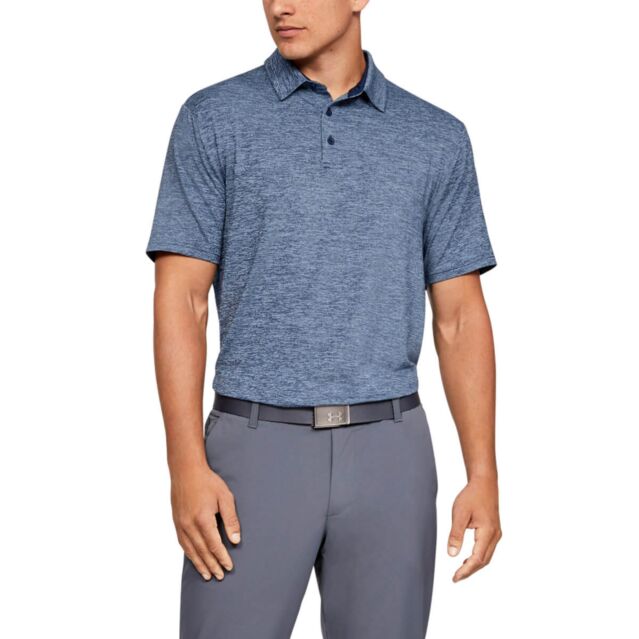 Under Armour Mens Solid Playoff 2.0 Polo Shirt - Academy - M