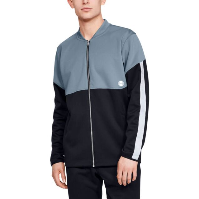 Under Armour Mens Athlete Recovery Warm Up Lightweight Full-Zip Sweater