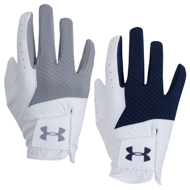 Under Armour Mens 2026 UA Medal Synthetic Leather Textured Palm Golf Glove