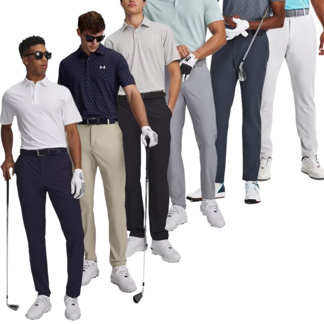Under Armour Mens 2026 Drive UA Storm Stretch Water Repellent Golf Trousers