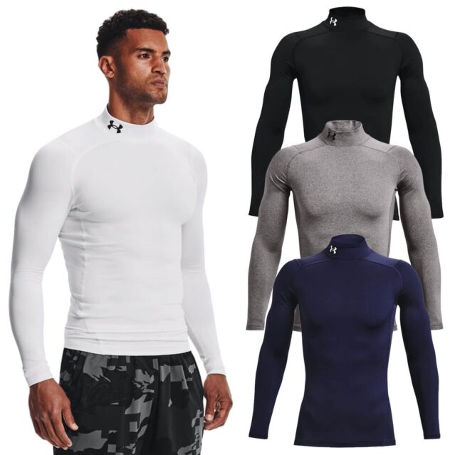 Under Armour Mens ColdGear Armour Moisture Wicking Mock Training Baselayer