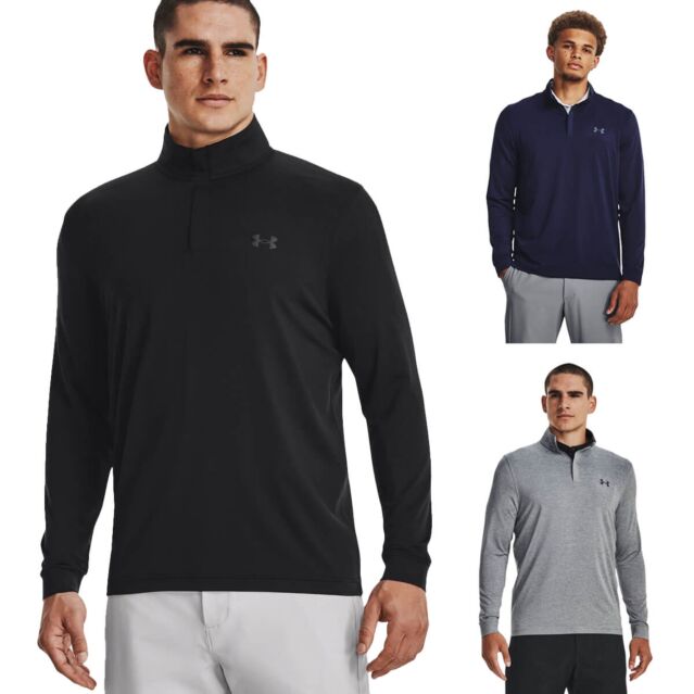 Under Armour Mens Playoff Moisture Wicking Stretch 1/4 Zip Golf Sweater